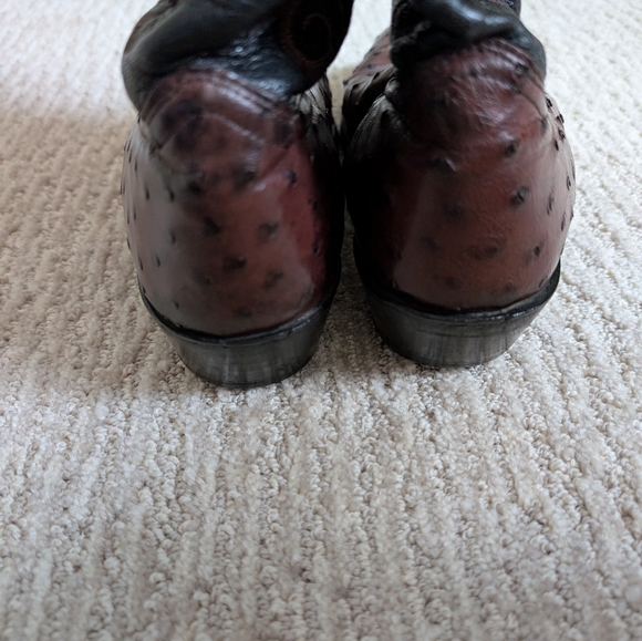 NOCONA Oxblood and Black Western Boots - Picture 7 of 14